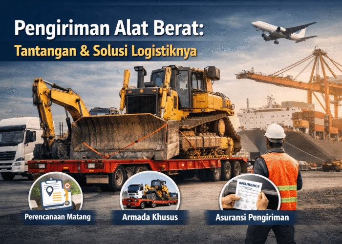 pengiriman alat berat
