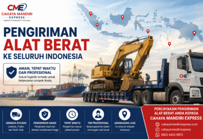 pengiriman alat berat
