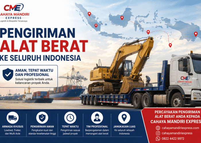 pengiriman alat berat