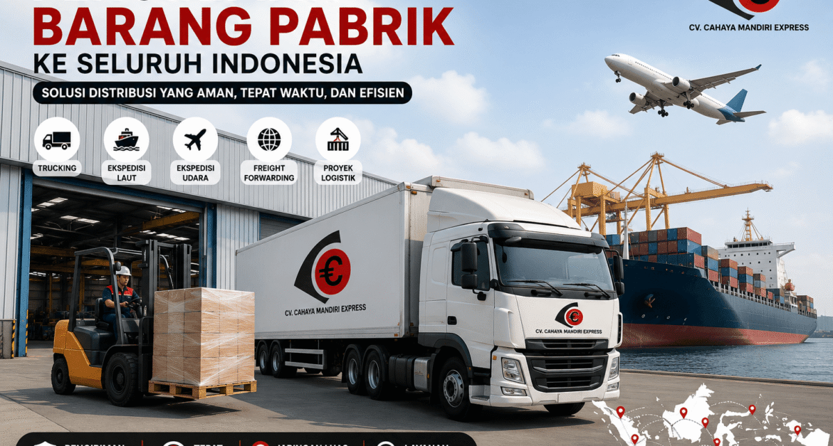 pengiriman barang pabrik