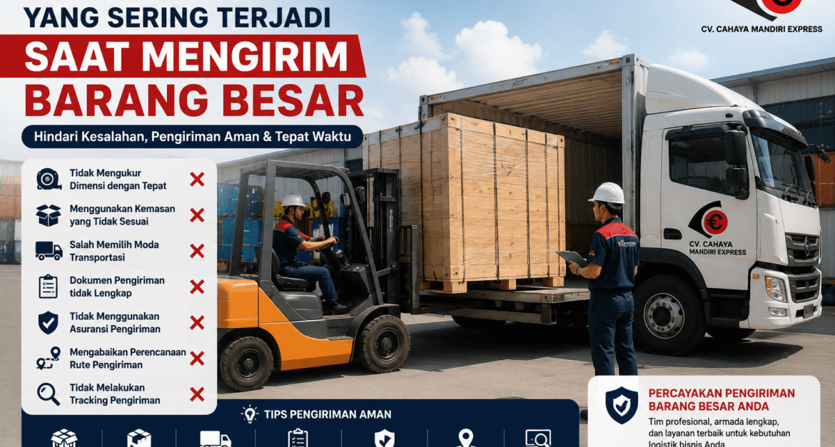 pengiriman barang besar