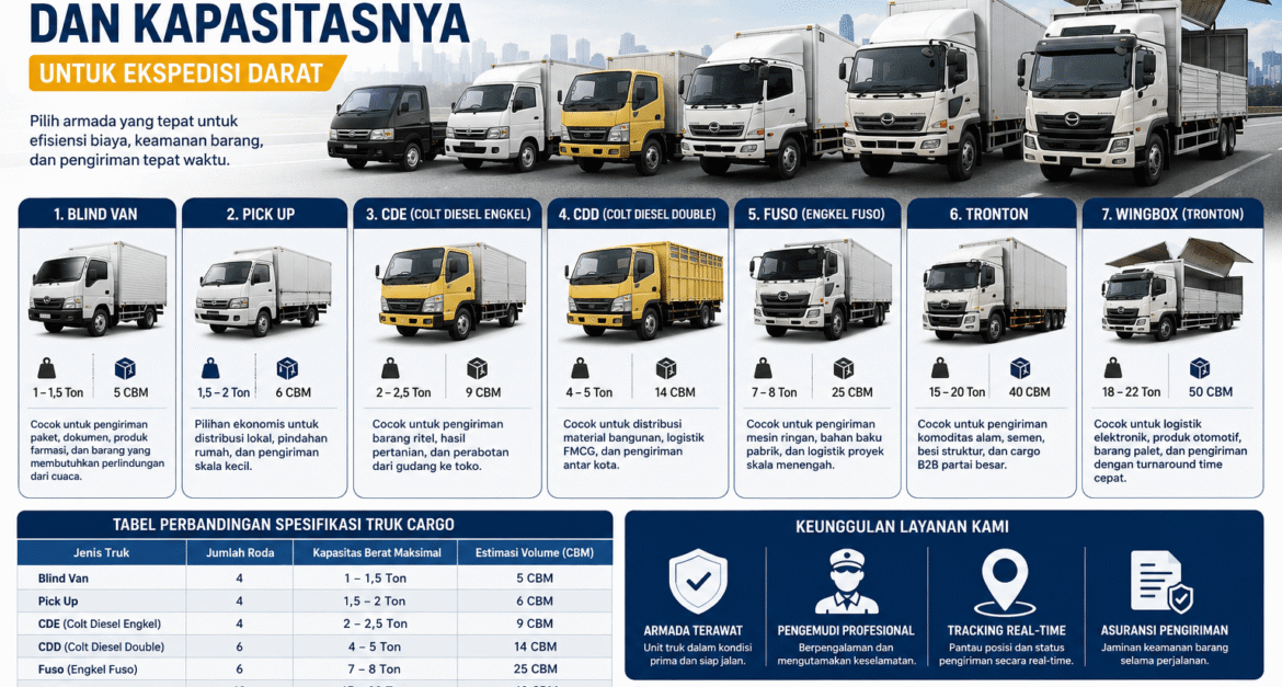 jenis truk cargo